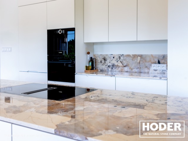 Blat kuchenny z kwarcytu naturalnego 411 - zdjęcie numer 3