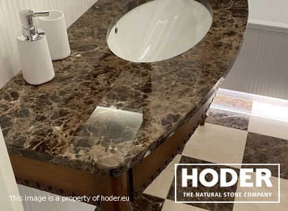 Blat łazienkowy z marmuru 114