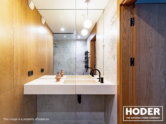 Blat łazienkowy z marmuru 148 - zdjęcie numer 1