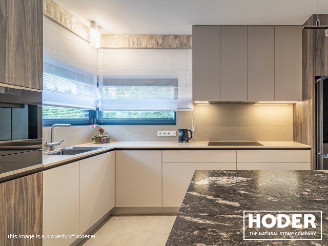 Blat kuchenny z granitu 464 i konglomeratu kwarcowego 505 - zdjęcie numer 6