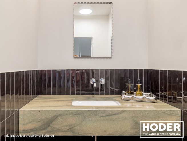 Blat łazienkowy z kwarcytu naturalnego 92