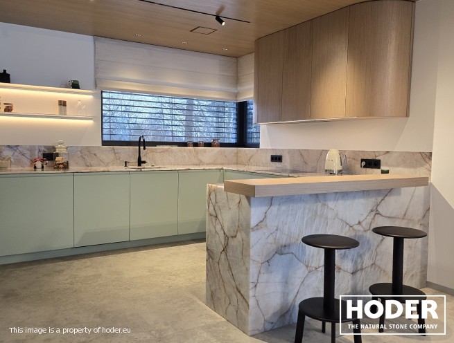 Blat kuchenny z kwarcytu naturalnego 702