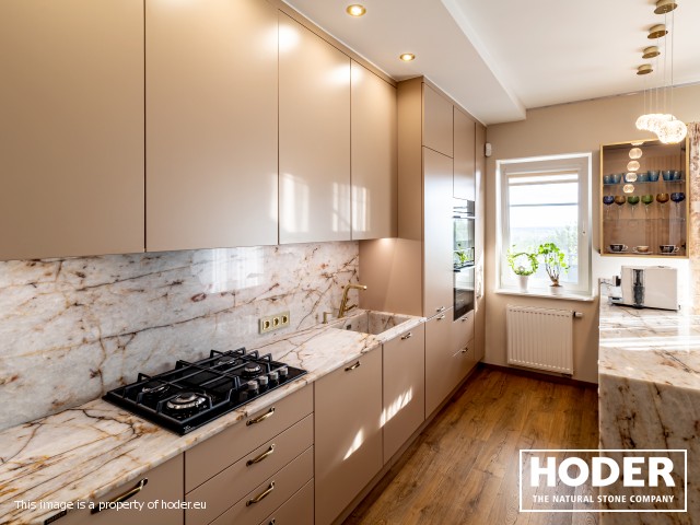 Blat kuchenny z kwarcytu naturalnego 702 - zdjęcie numer 2