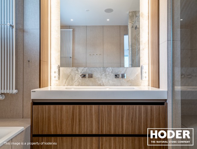 Blat łazienkowy z marmuru 129