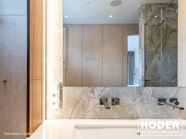 Blat łazienkowy z marmuru 129 - zdjęcie numer 3