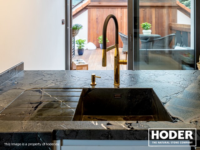 Blat kuchenny z kwarcytu naturalnego 470 - zdjęcie numer 12