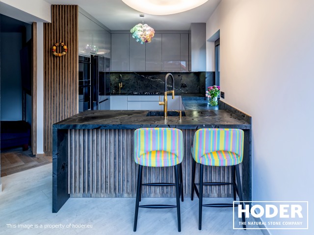 Blat kuchenny z  kwarcytu naturalnego 470 - zdjęcie numer 4