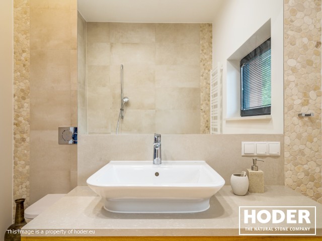 Blat łazienkowy z konglomeratu kwarcowego 8000 - zdjęcie numer 1