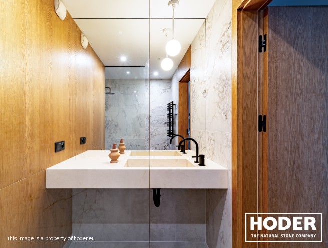 Blat łazienkowy z marmuru 148