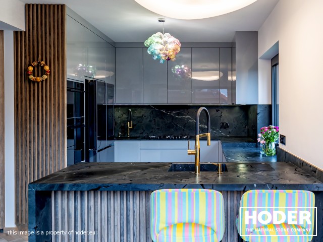 Blat kuchenny z  kwarcytu naturalnego 470 - zdjęcie numer 5