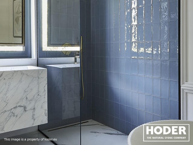 Strefa dzienna, kuchnia oraz łazienka z marmuru 129 i 156 oraz konglomeratu kwarcowego 1103 - zdjęcie numer 19