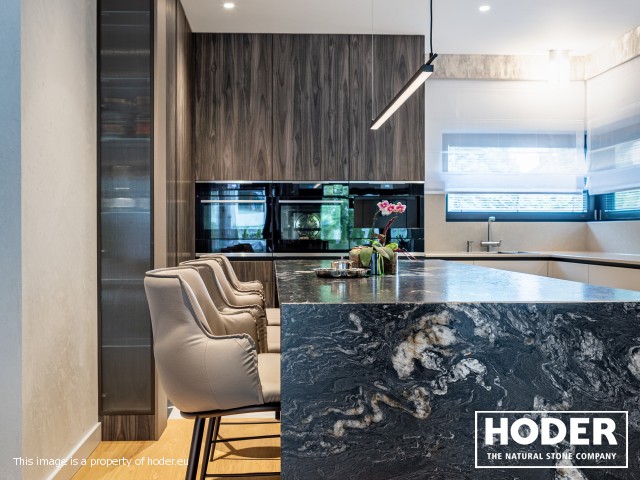 Blat kuchenny z granitu 464 i konglomeratu kwarcowego 505 - zdjęcie numer 3