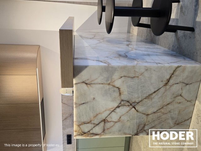 Blat kuchenny z kwarcytu naturalnego 702 - zdjęcie numer 3