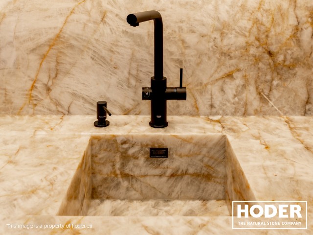 Blat kuchenny z kwarcytu naturalnego 728 - zdjęcie numer 6