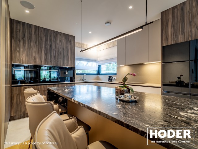 Blat kuchenny z granitu 464 i konglomeratu kwarcowego 505 - zdjęcie numer 1