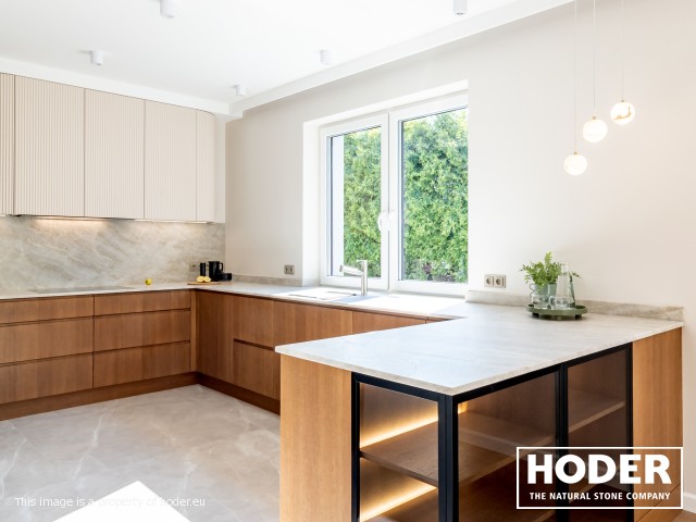 Blat kuchenny z kwarcytu naturalnego 723 satinato - zdjęcie numer 2