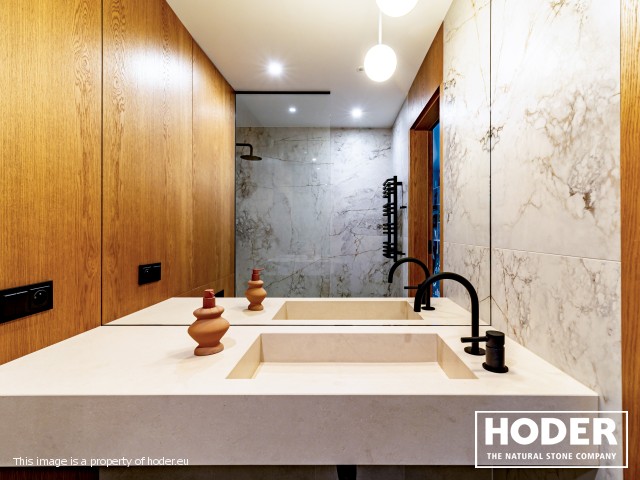 Blat łazienkowy z marmuru 148 - zdjęcie numer 2