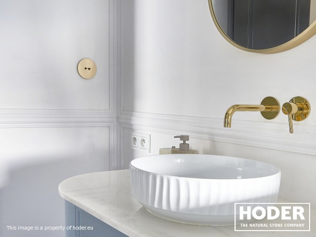 Strefa dzienna, kuchnia oraz łazienka z marmuru 129 i 156 oraz konglomeratu kwarcowego 1103 - zdjęcie numer 17