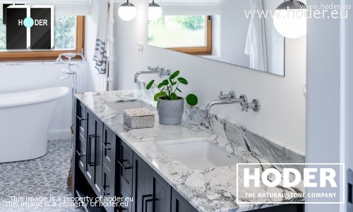 Kamienne blaty łazienkowe