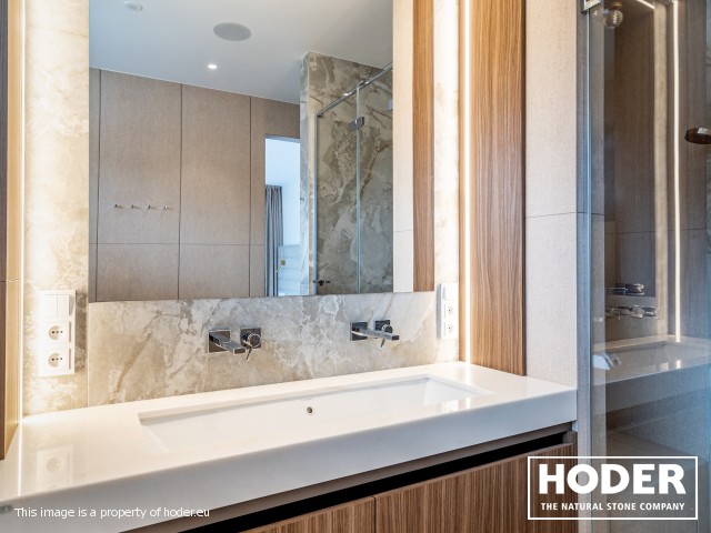 Blat łazienkowy z marmuru 129 - zdjęcie numer 2