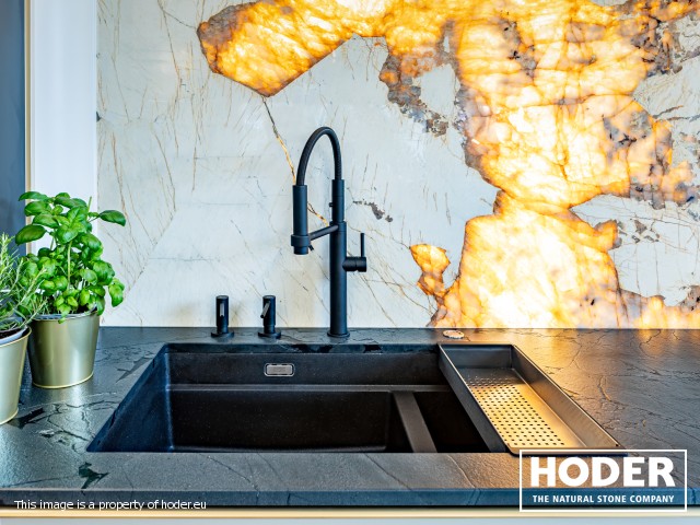 Blat kuchenny z kwarcytu naturalnego 715 i 470 - zdjęcie numer 5