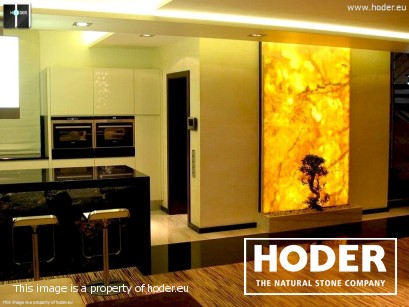 Dekoracje na ścianę z onyksu