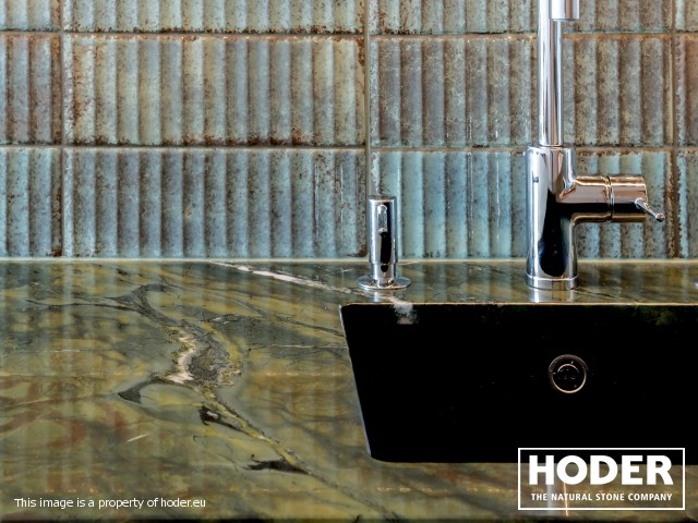 Blat kuchenny z kwarcytu naturalnego 713 - zdjęcie numer 5