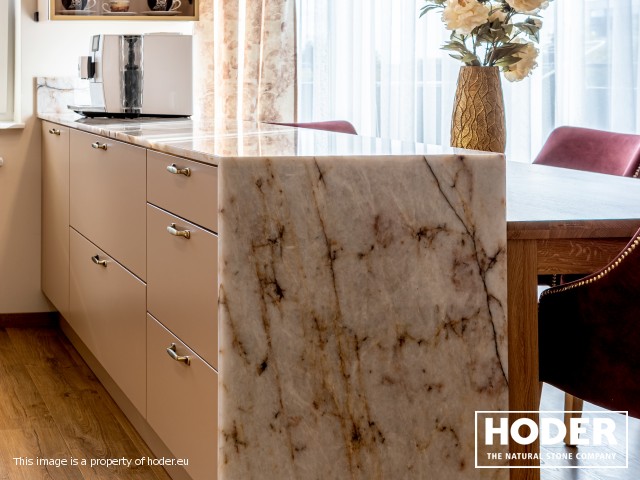 Blat kuchenny z kwarcytu naturalnego 702 - zdjęcie numer 5
