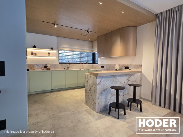 Blat kuchenny z kwarcytu naturalnego 702 - zdjęcie numer 2