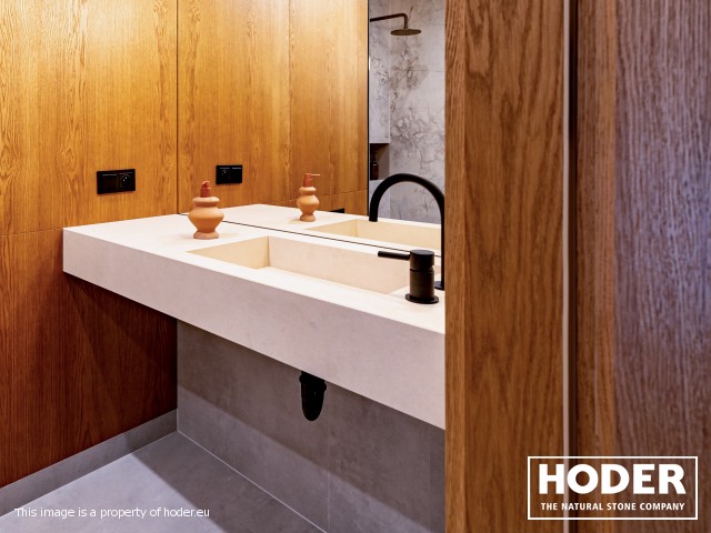 Blat łazienkowy z marmuru 148 - zdjęcie numer 4