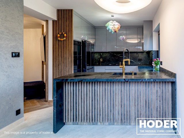 Blat kuchenny z kwarcytu naturalnego 470 - zdjęcie numer 7