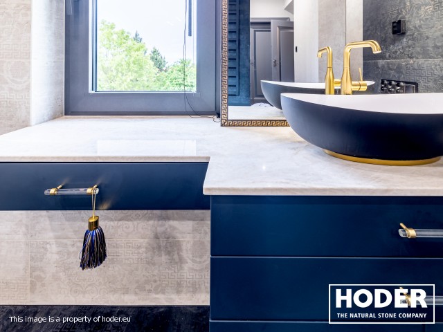 Blat łazienkowy z kwarcytu naturalnego 433 - zdjęcie numer 2