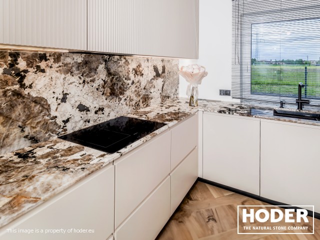 Blat kuchenny z kwarcytu naturalnego 483 - zdjęcie numer 4
