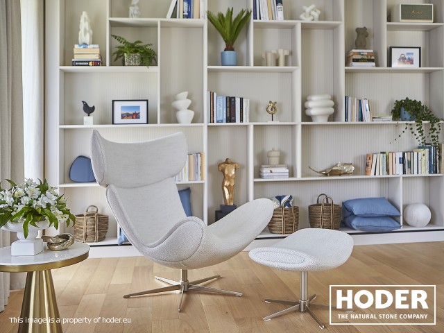 Strefa dzienna, kuchnia oraz łazienka z marmuru 129 i 156 oraz konglomeratu kwarcowego 1103 - zdjęcie numer 3