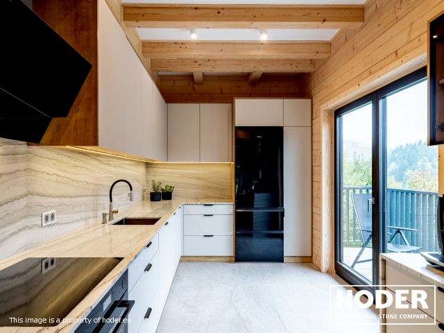 Blat kuchenny z kwarcytu naturalnego 721 - zdjęcie numer 8