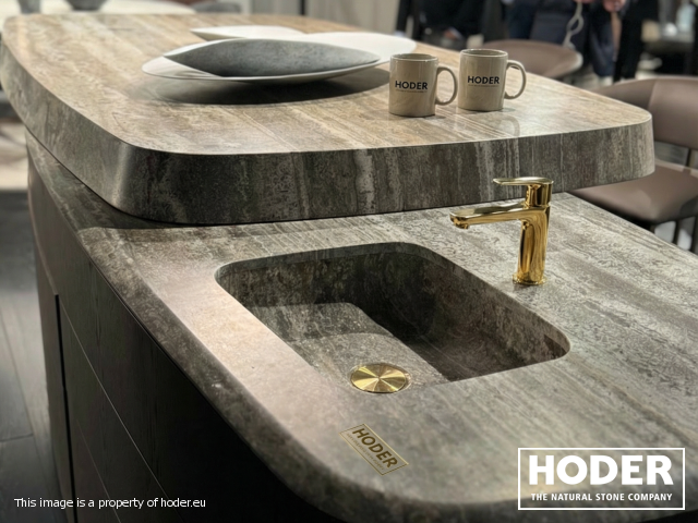 Trawertyn 173 polerowany - zdjęcie numer 3