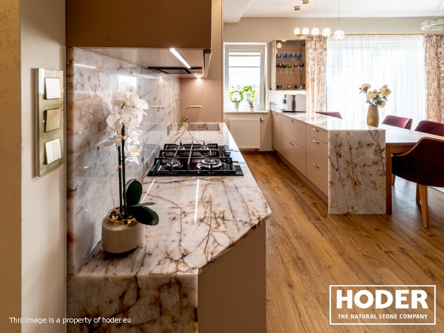 Blat kuchenny z kwarcytu naturalnego 702 - zdjęcie numer 3