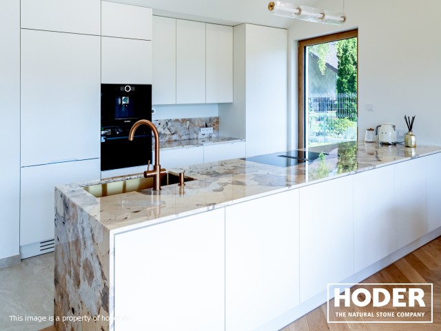 Blat kuchenny z kwarcytu naturalnego 411 - zdjęcie numer 7